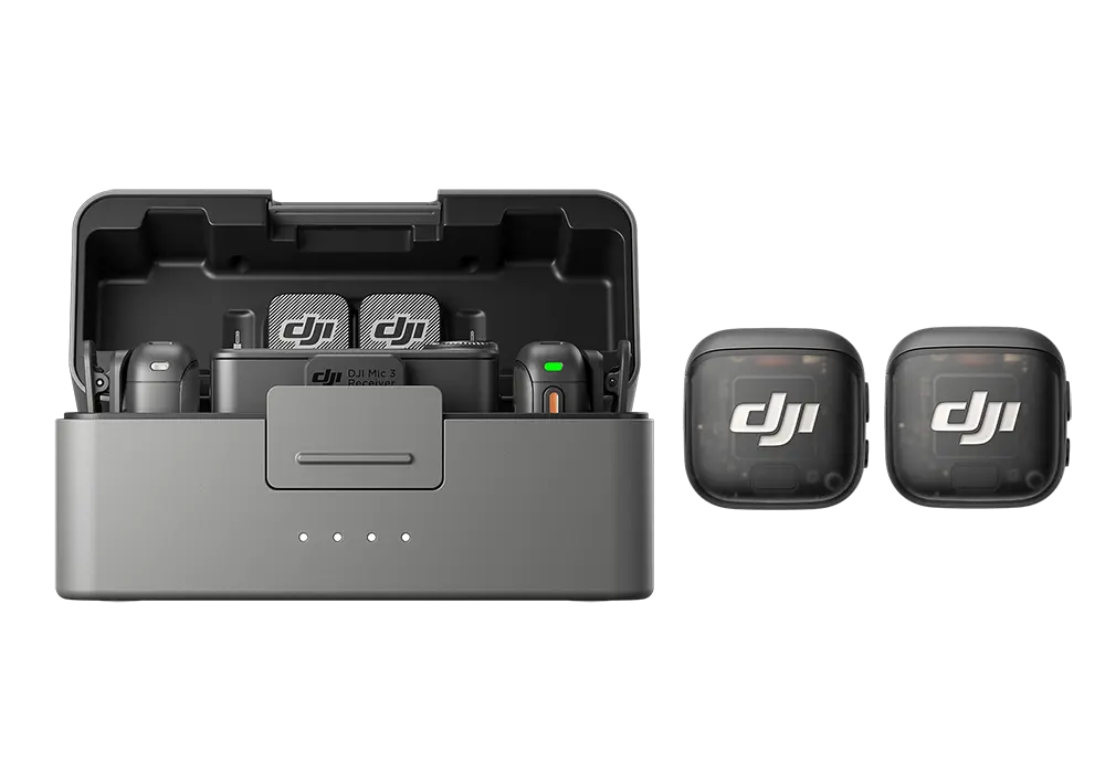DJI Mic 3 Kablosuz 2 Kişilik Mikrofon Seti