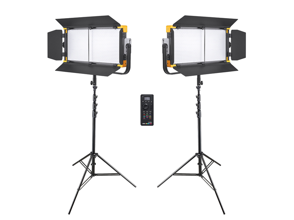 Godox LD150R RGB LED Panel Işık 2'li set