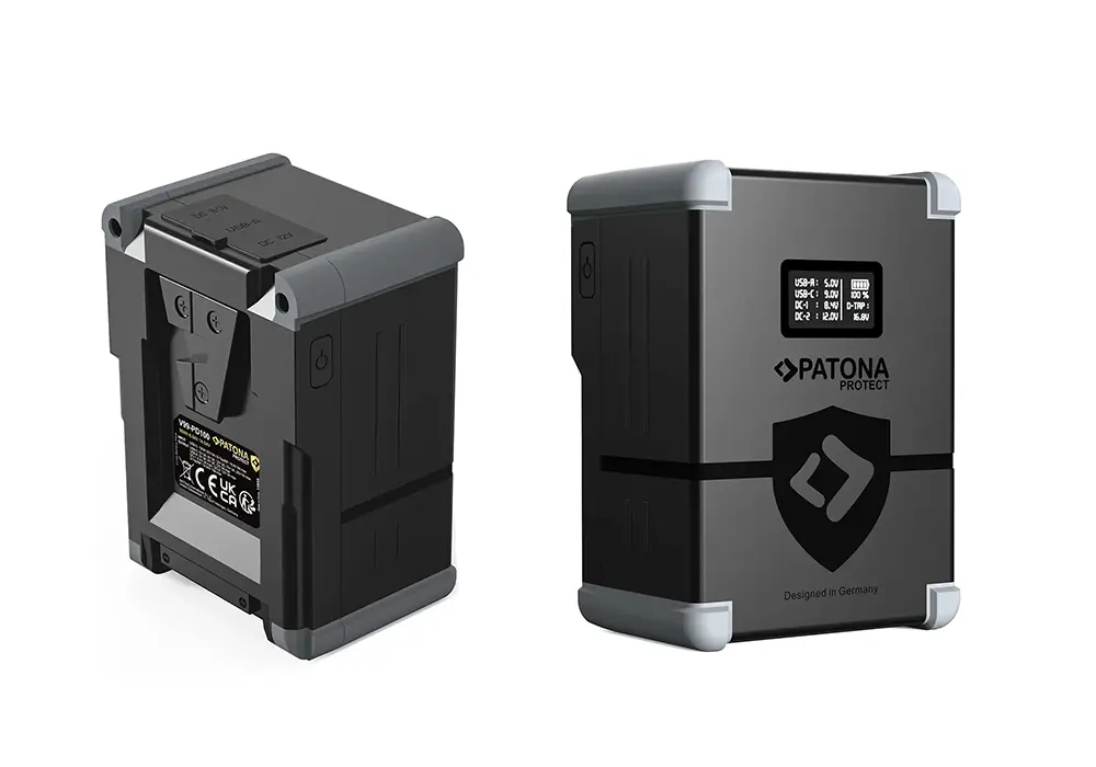 PATONA PROTECT V-Mount Batarya V99-PD100 99Wh USB-C USB-A D-Tap 2xDC-out