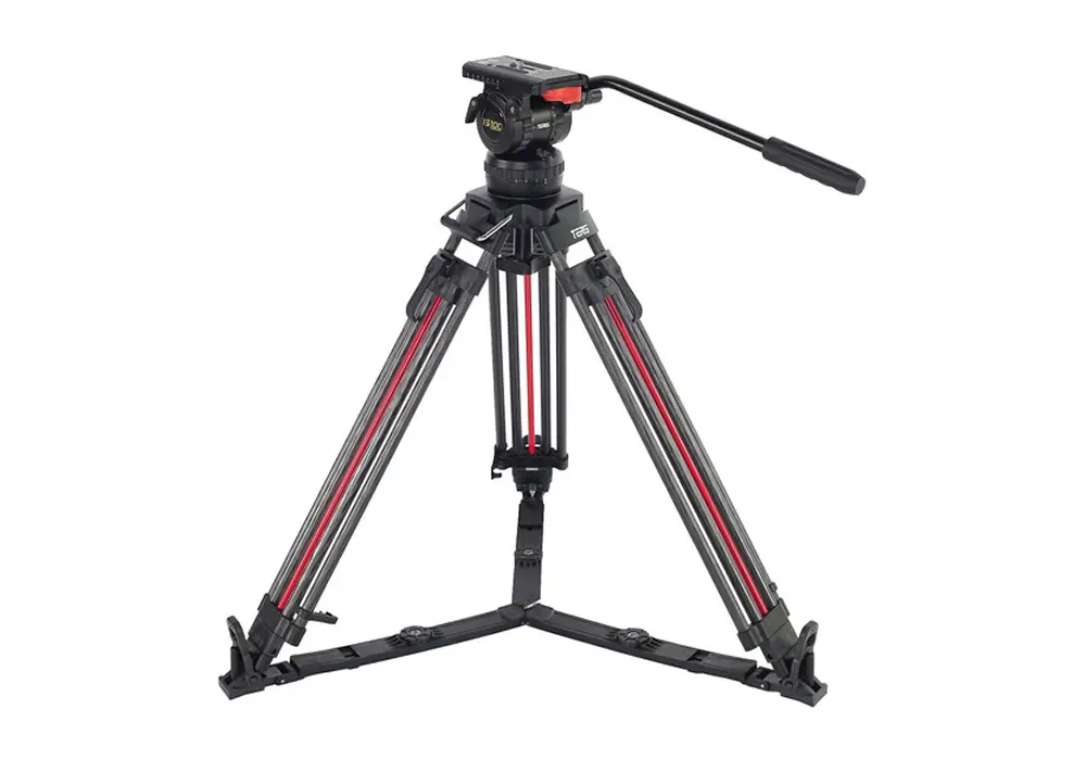 Teris TS100CF Fluid Head &amp; Tripod Kit (Karbon Fiber) / 12 Kg
